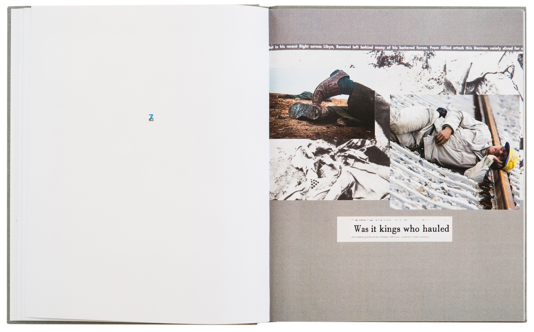 War Primer 3 photobook, an appropriation of War Primer 2 by Adam Broomberg and Oliver Chanarin, itself an appropriation of Bertolt Brecht's Kriegsfibel
