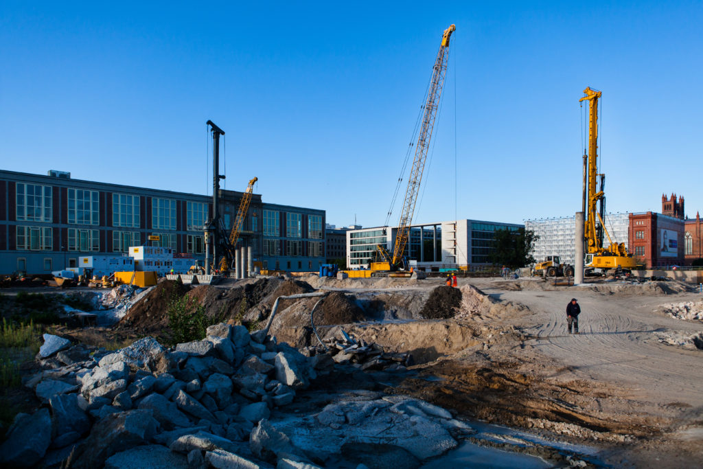 Former site of the Palast Der Republik, Berlin, Germany