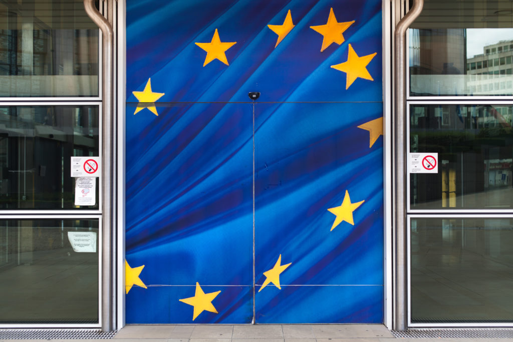 European Commission Exit, Brussels, Belgium